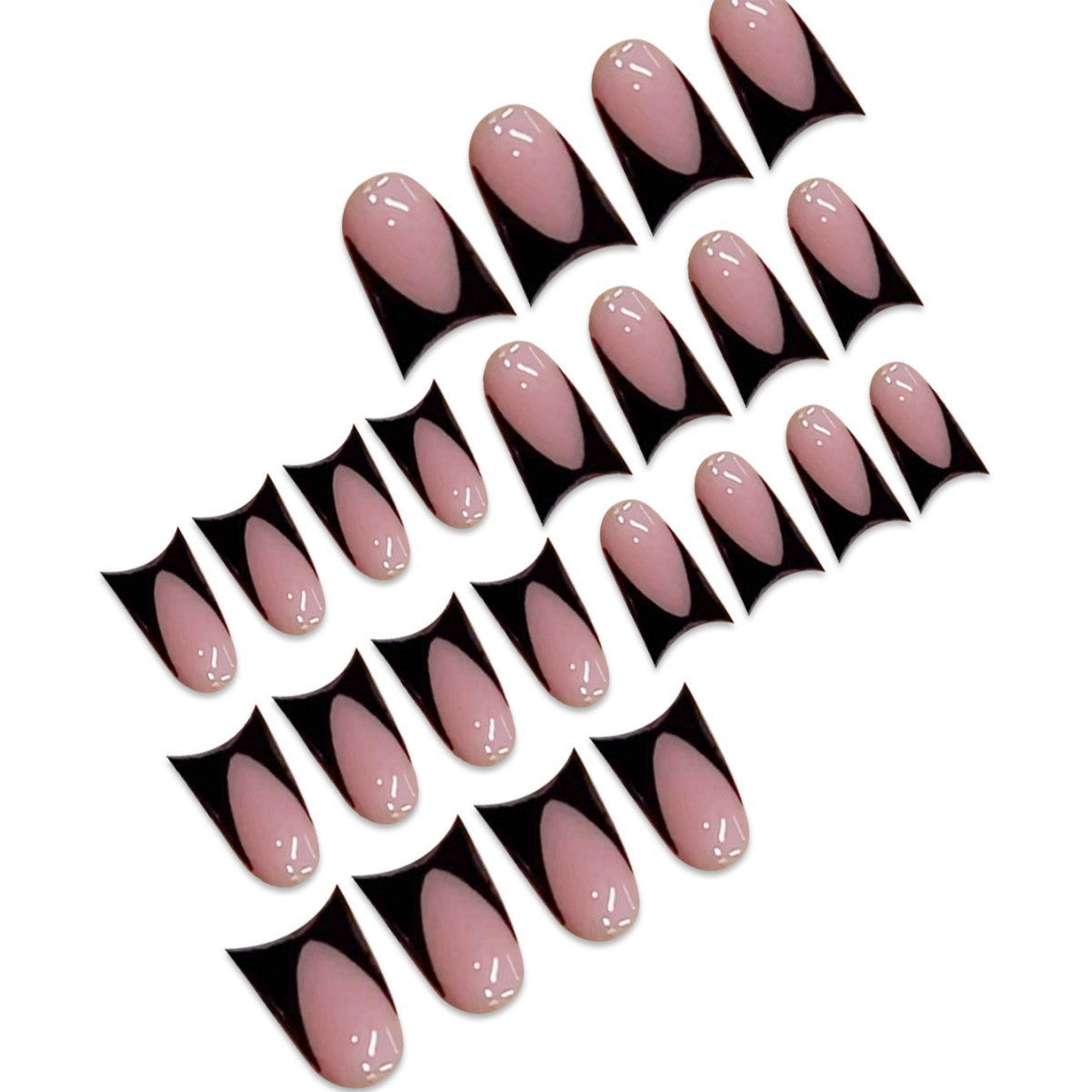 Elegante Stiletto Press-On Nagelerweiterungen Brehn