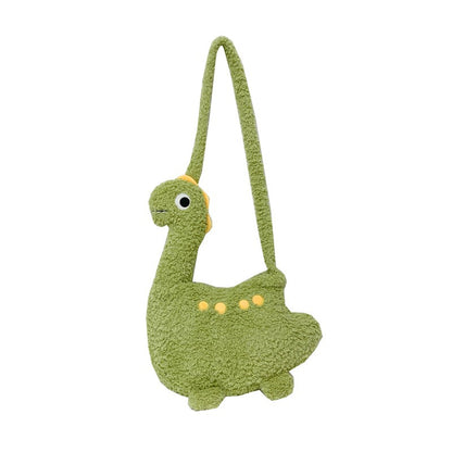 Niedlicher Dinosaurier-Themen Plüsch Umhängetasche