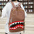 Rucksack mit Einzigartigem Hai-Motiv Brehn