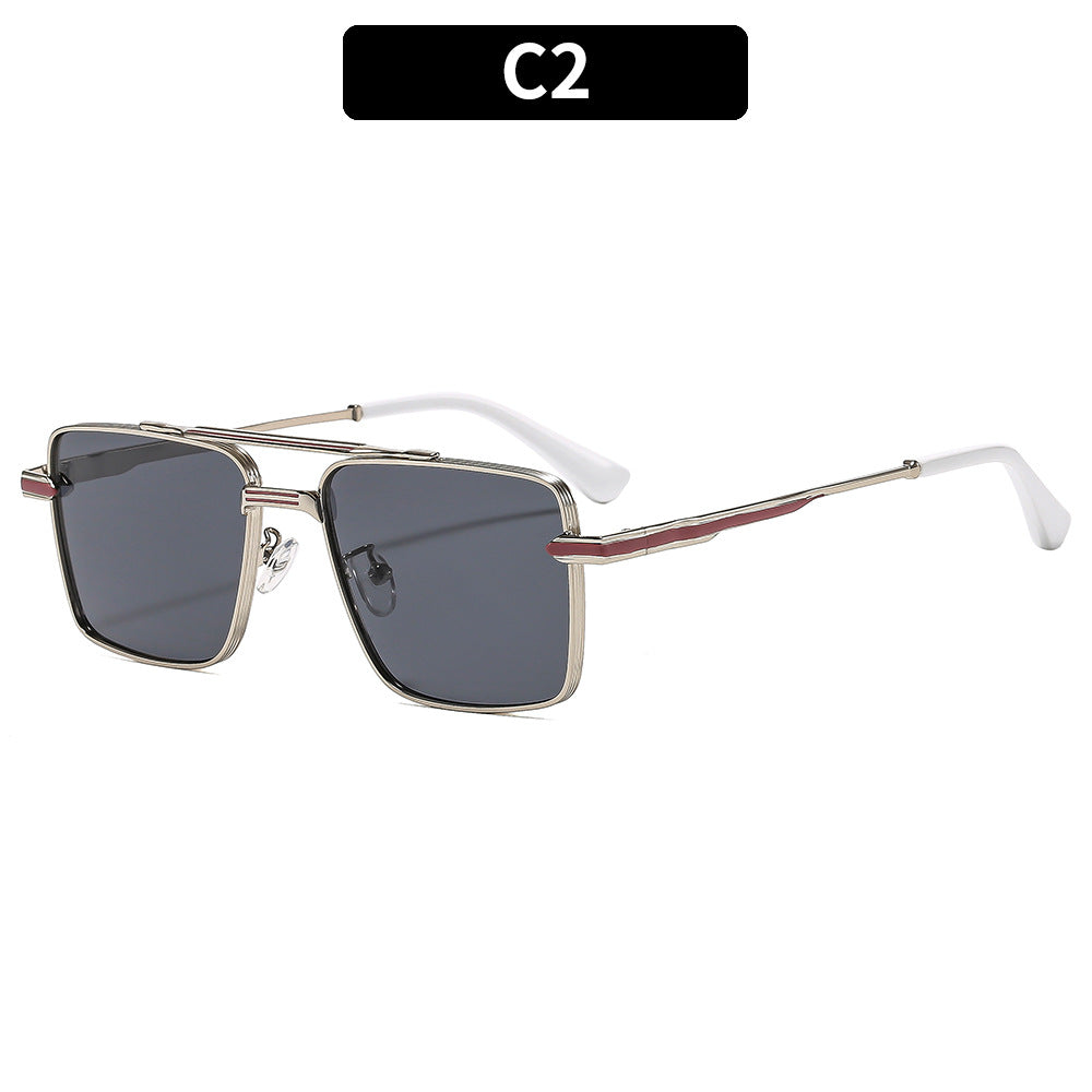 Damen futuristische quadratische Sonnenbrille Brehn