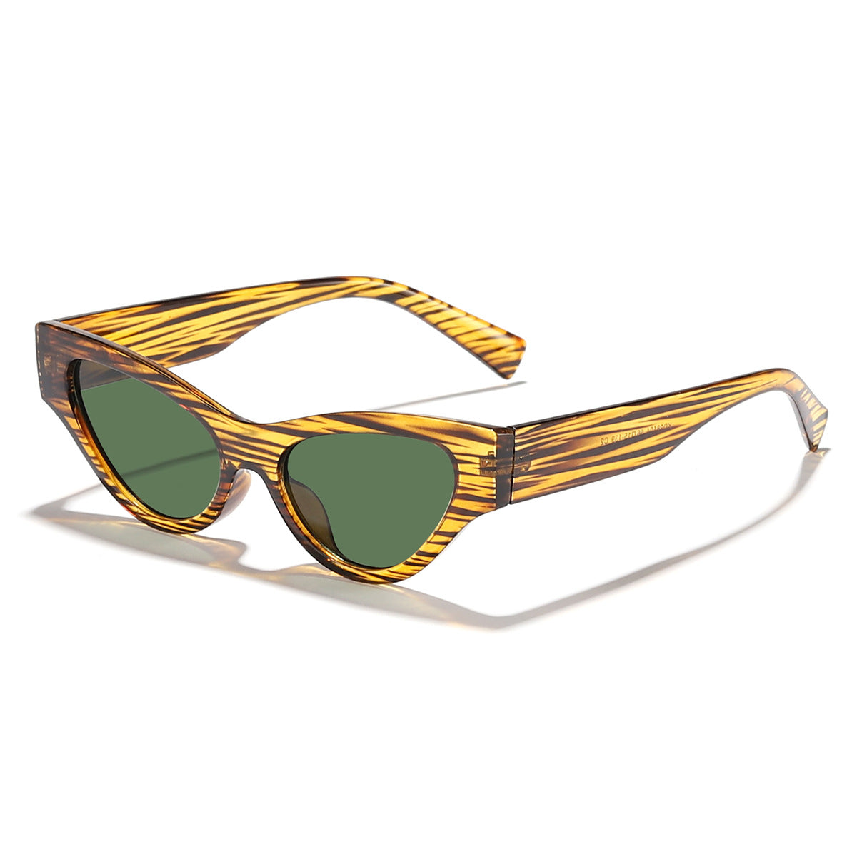 Damen Cat-Eye Sonnenbrille mit elegantem, transparentem Rahmen und UV-Schutz Brehn