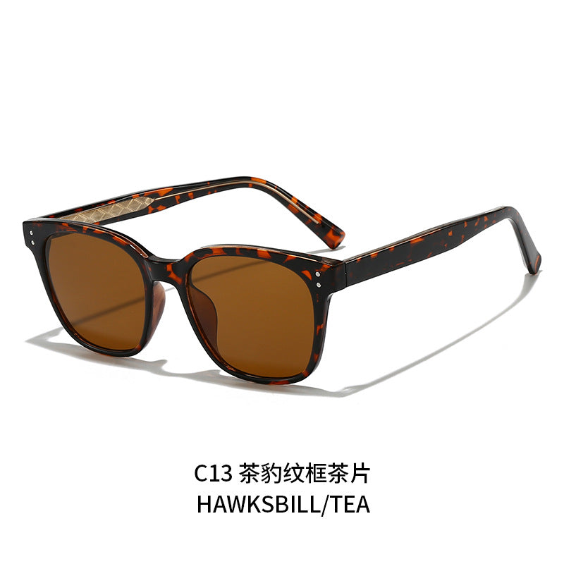 Damen stilvolle quadratische Sonnenbrille Brehn