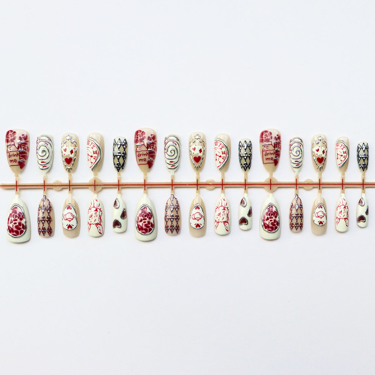 Dekoratives Press-On Nagelkunst Set