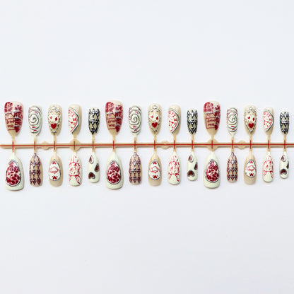 Dekoratives Press-On Nagelkunst Set