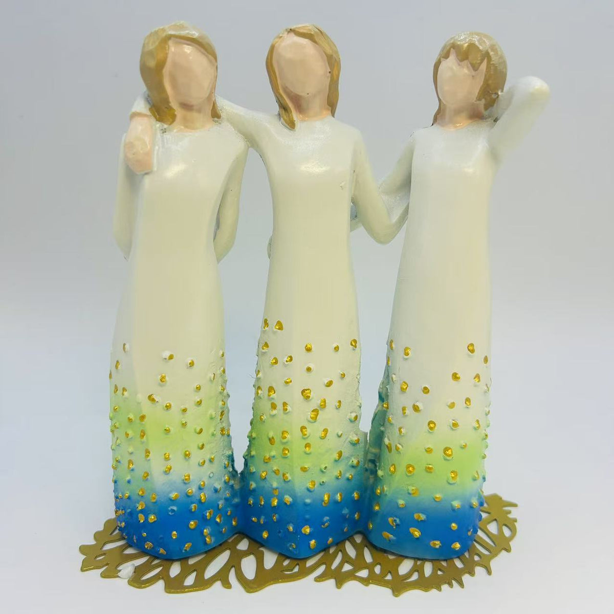 Künstlerisches Figuren-Trio Brehn