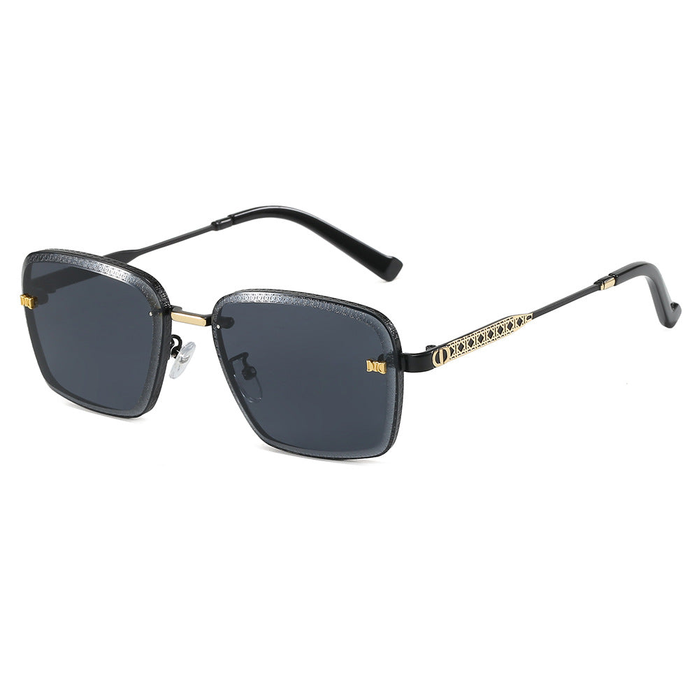 Damen Modische quadratische Sonnenbrille mit luxuriösen Details Brehn