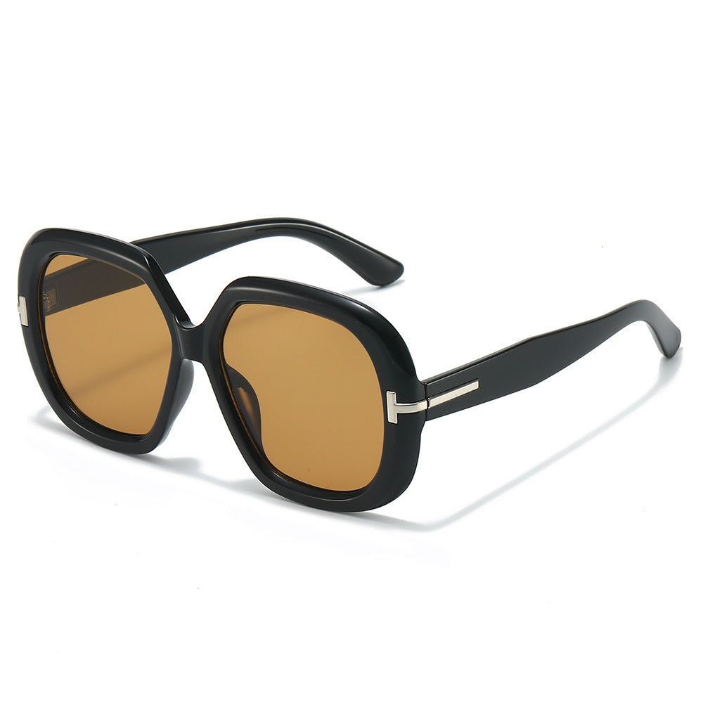 Oversized Schildpatt-Sonnenbrille Brehn