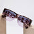 Damen trendige quadratische Sonnenbrille mit modernem tortoise Muster Brehn