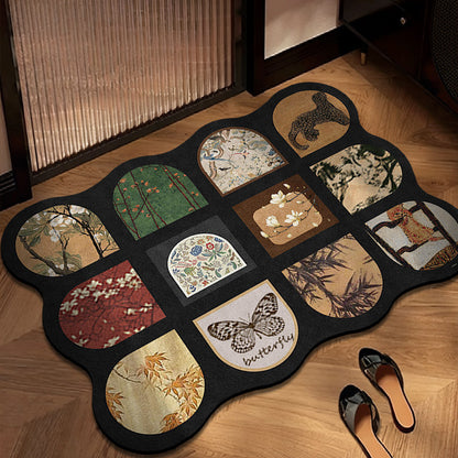 Vintage-inspiriertes dekoratives Teppich