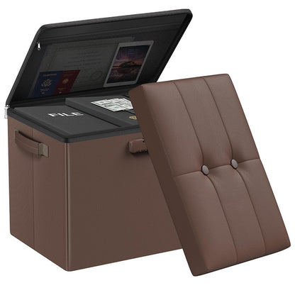 Multi-Functional Storage Ottoman mit verstecktem Fach Brehn