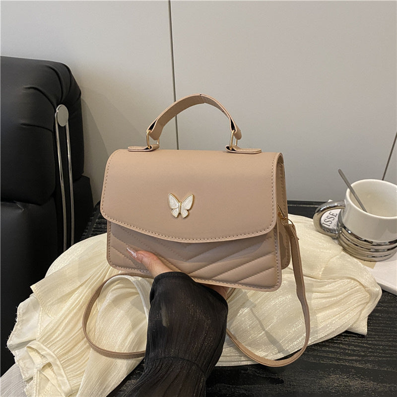 WoElegant Gepolsterte Leder Satchel Tasche Brehn