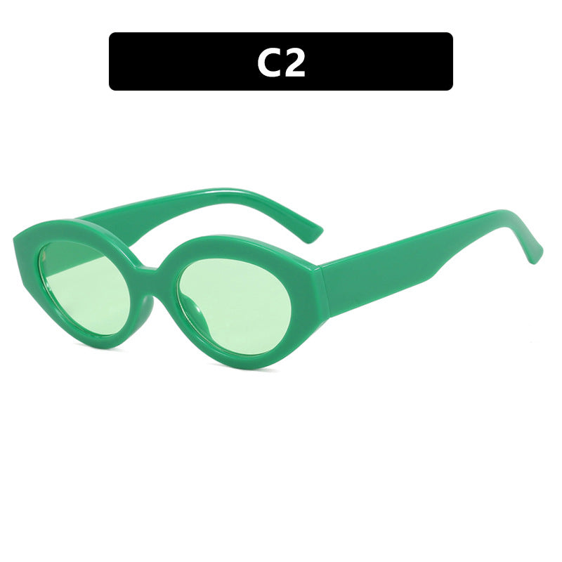 Damen kreative Sonnenbrille im eleganten Retro-Stil Brehn