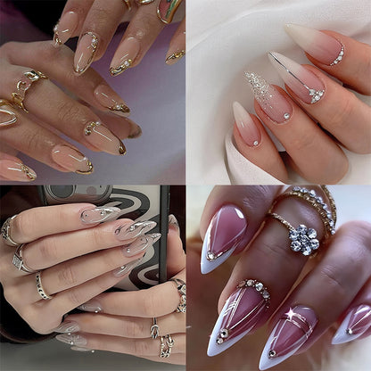 Elegante Nagelkunstverlängerungen Brehn