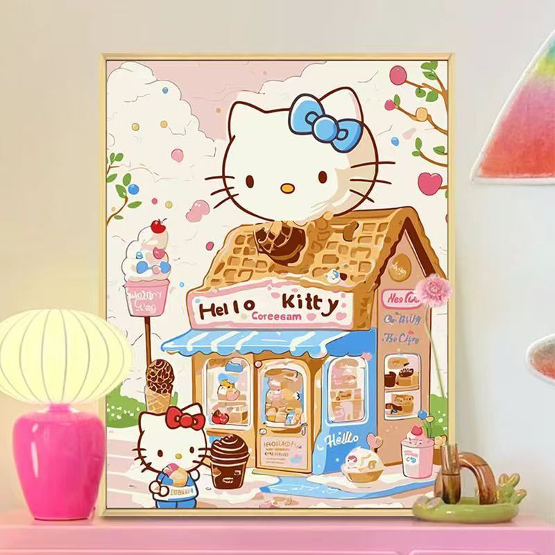 Niedliches bäckerei-themed Wandkunstdruck Brehn