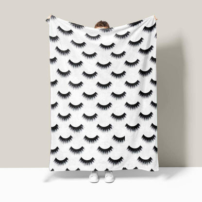 Luxuriöse Fleece-Wurfdecke mit auffälligem Design