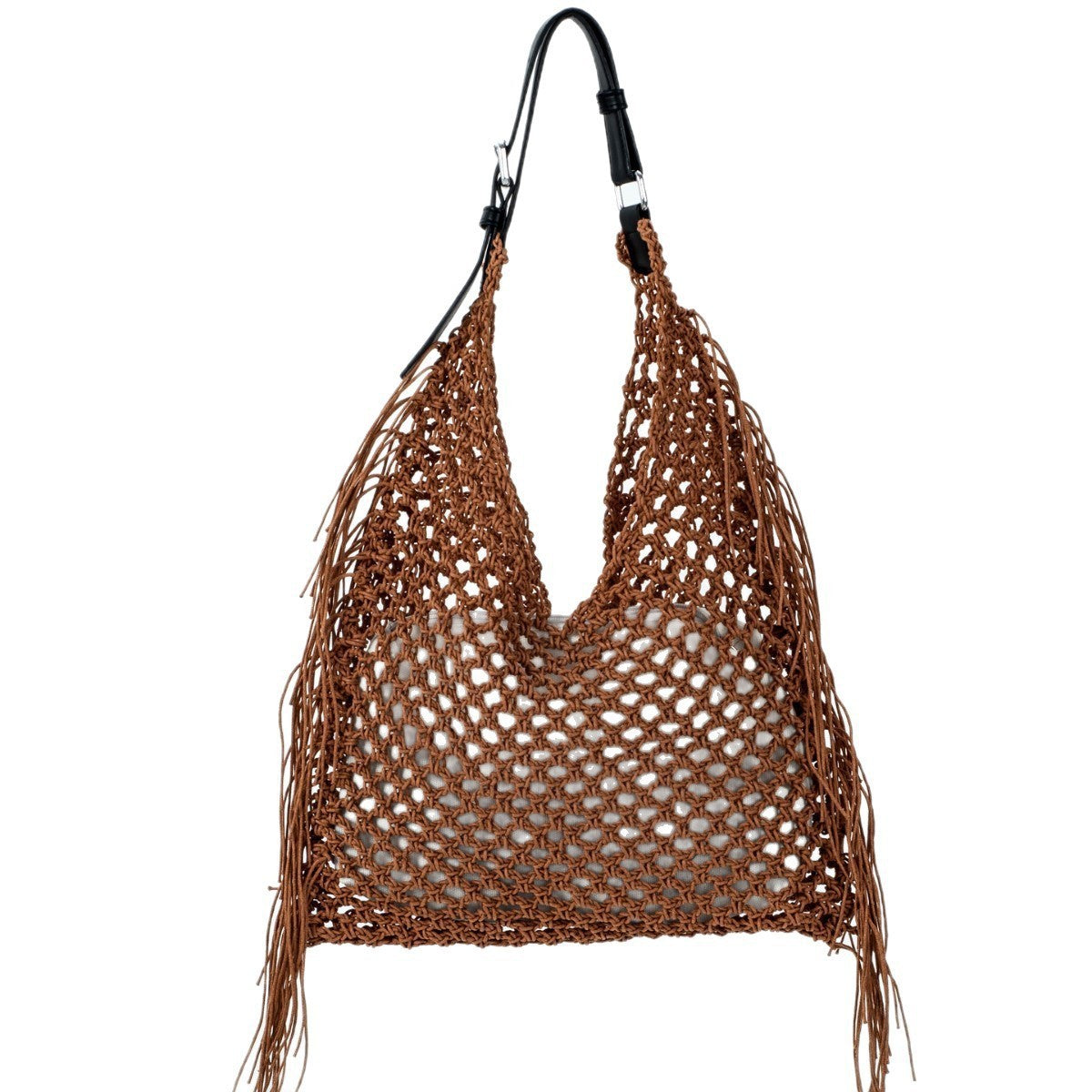 Trendige, Handgefertigte Netz-Handtasche Brehn