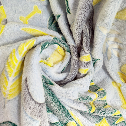 Damen Kinderfreundliche Kuscheldecke mit Dinosaurier-Motiv Brehn