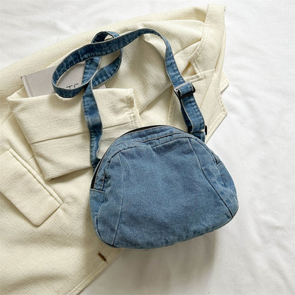 Lässige Denim Umhängetasche