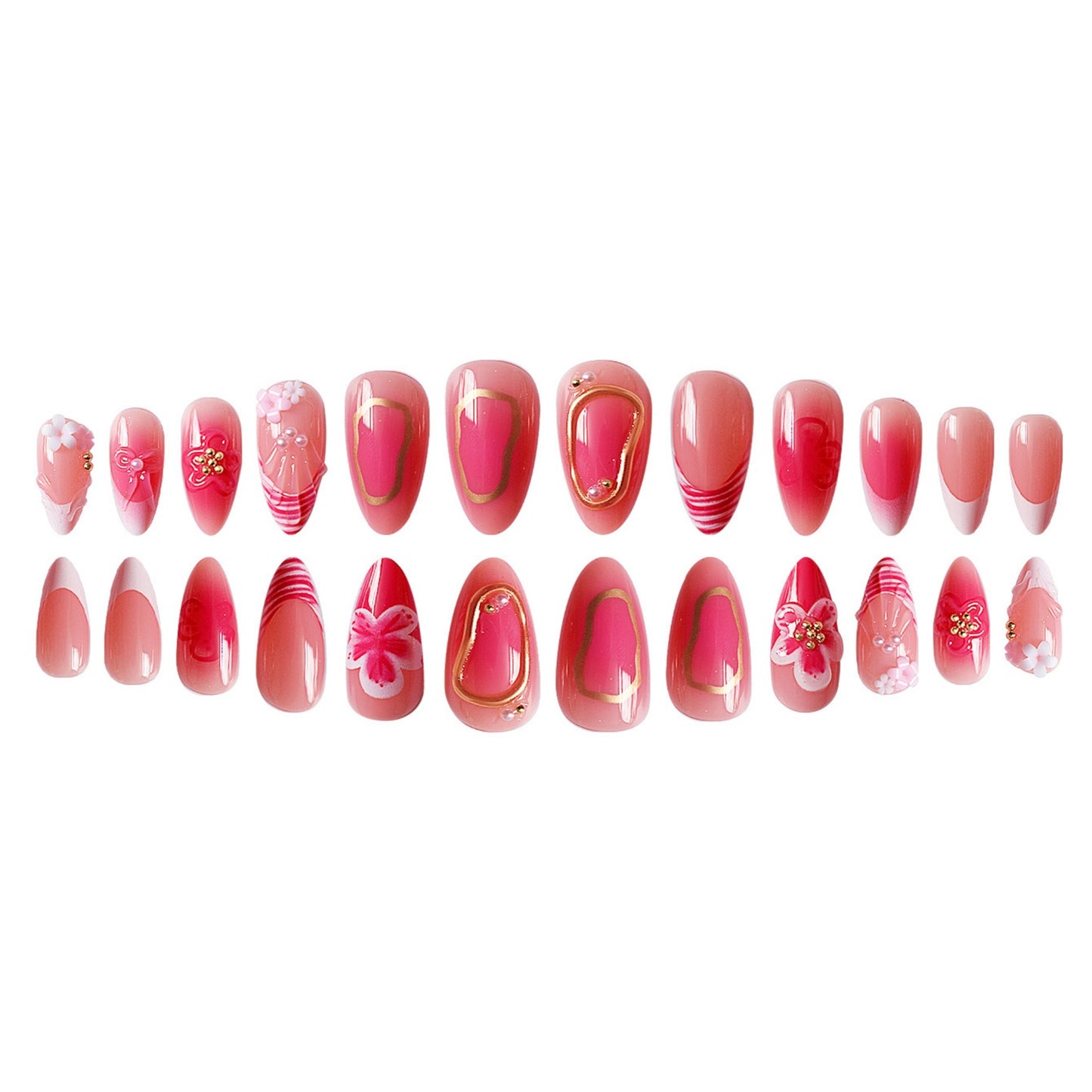 Florale Eleganz Nagelkunst Verlängerungen Brehn