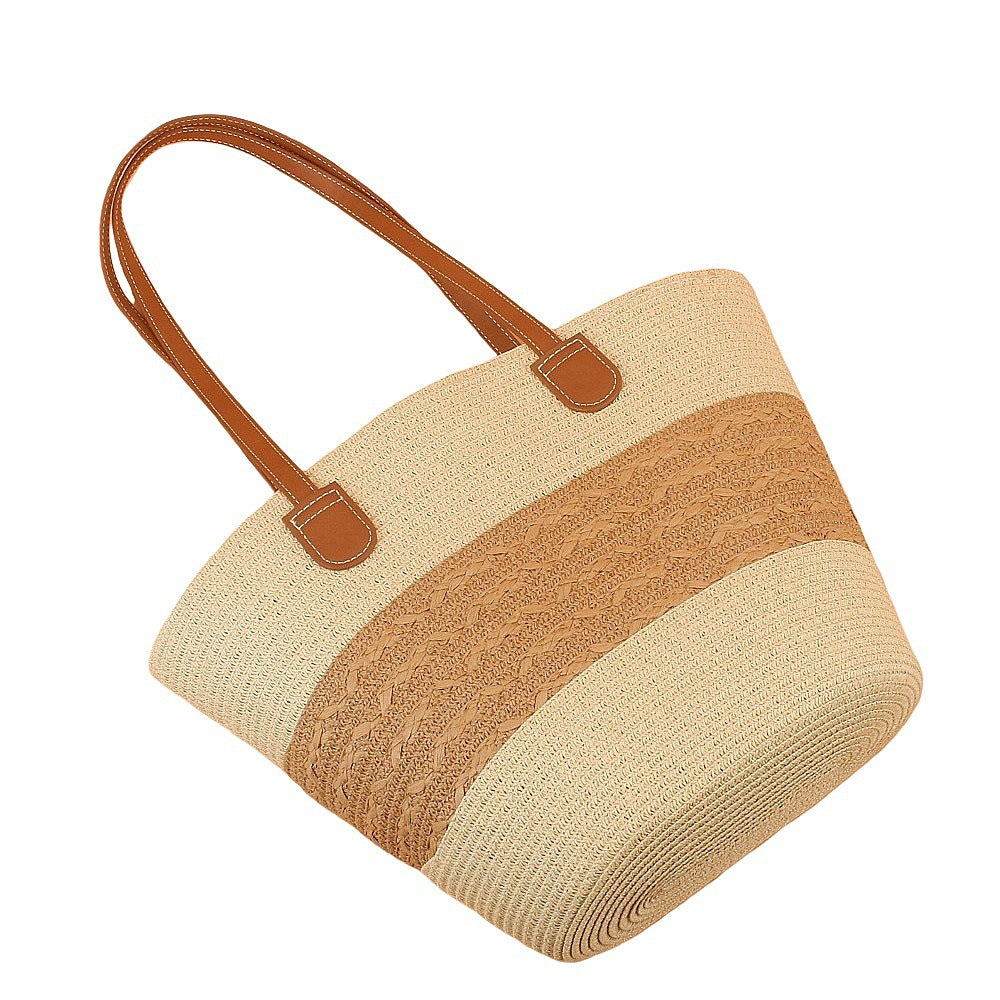 Fächer-Tasche mit Kunstlederne Tragegriffe Brehn