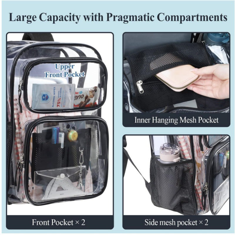 Transparenter Schulrucksack Brehn