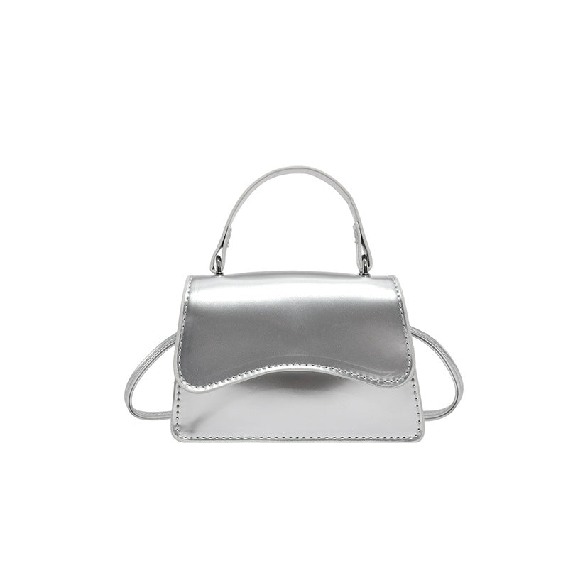 WoStylish Patentleder Mini-Handtasche Brehn