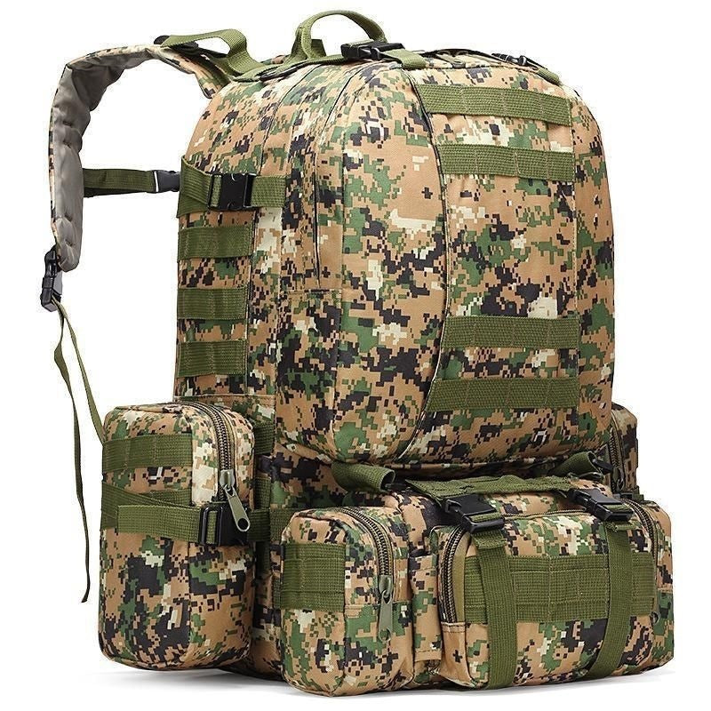 Taktischer Rucksack Mit Vielseitigem Stauraum Und Modularen Taschen Brehn