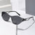 Futuristische Winkelschutz-Sonnenbrille