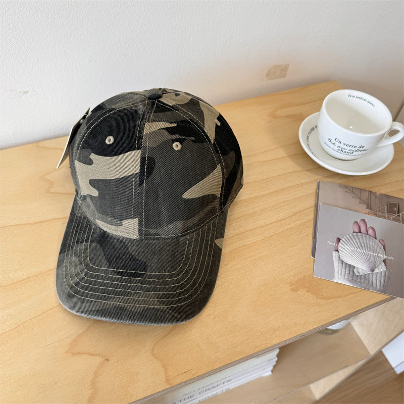 Damen Freizeit Verstellbare Camouflage Baseballmütze Brehn