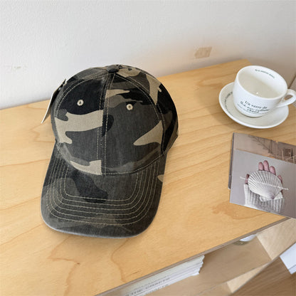 Damen Freizeit Verstellbare Camouflage Baseballmütze Brehn