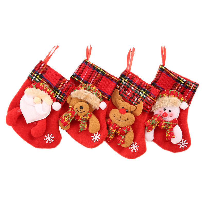 Niedlicher Weihnachtsstrumpf mit Rentier-Motiv Brehn