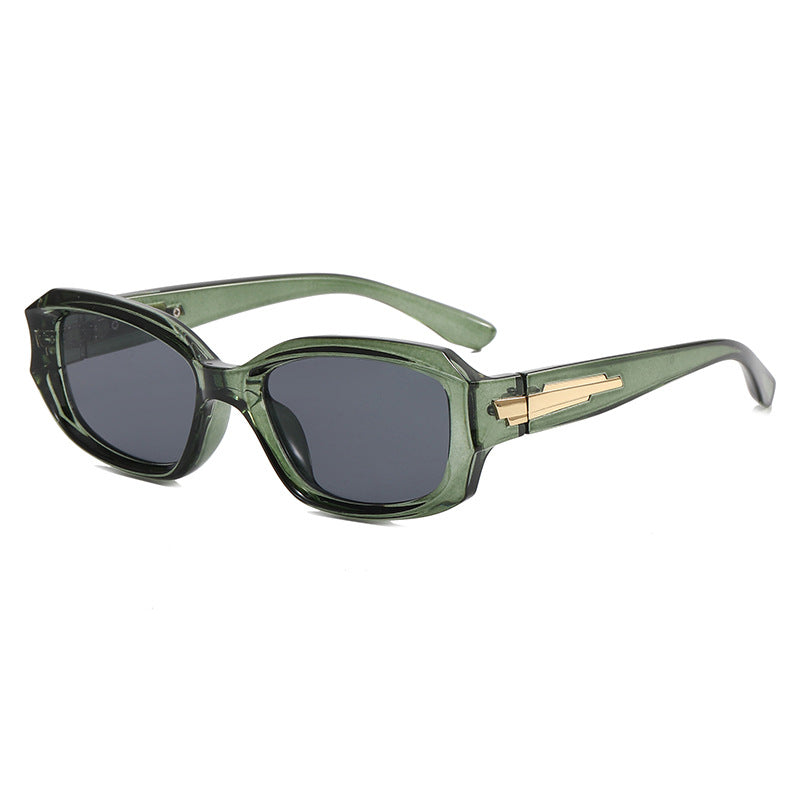 Damen modische Oversized-Sonnenbrille mit einzigartigem Rahmen Brehn