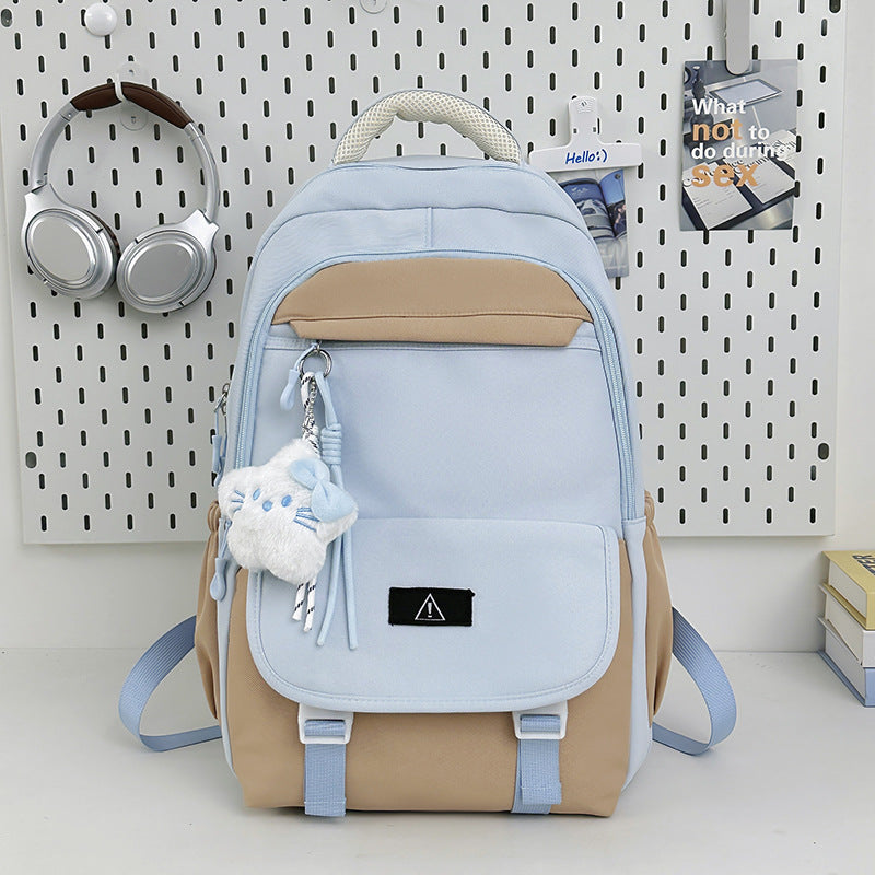 Stilvolles multifunktionales Rucksack mit plüschigem Schlüsselanhänger Brehn
