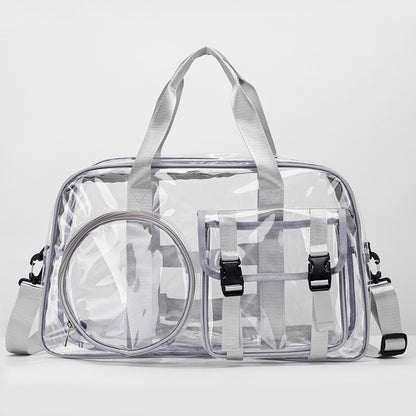 Stylische transparente Sport-Duffle-Tasche