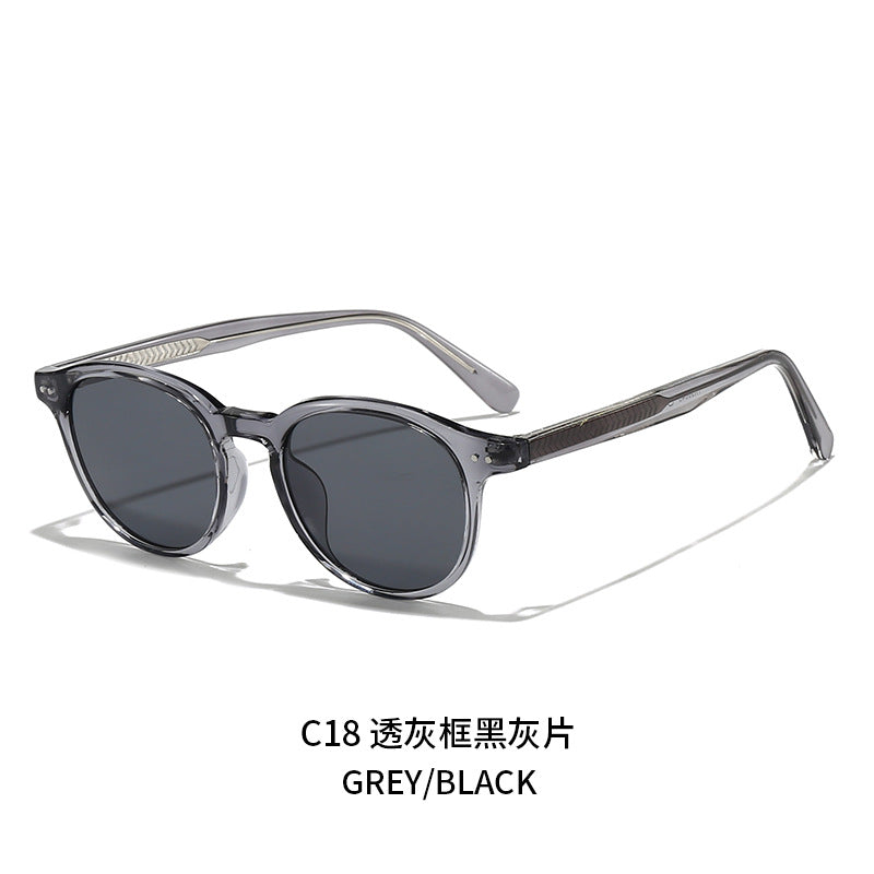 Damen runde modische Sonnenbrille mit UV-Schutz Brehn
