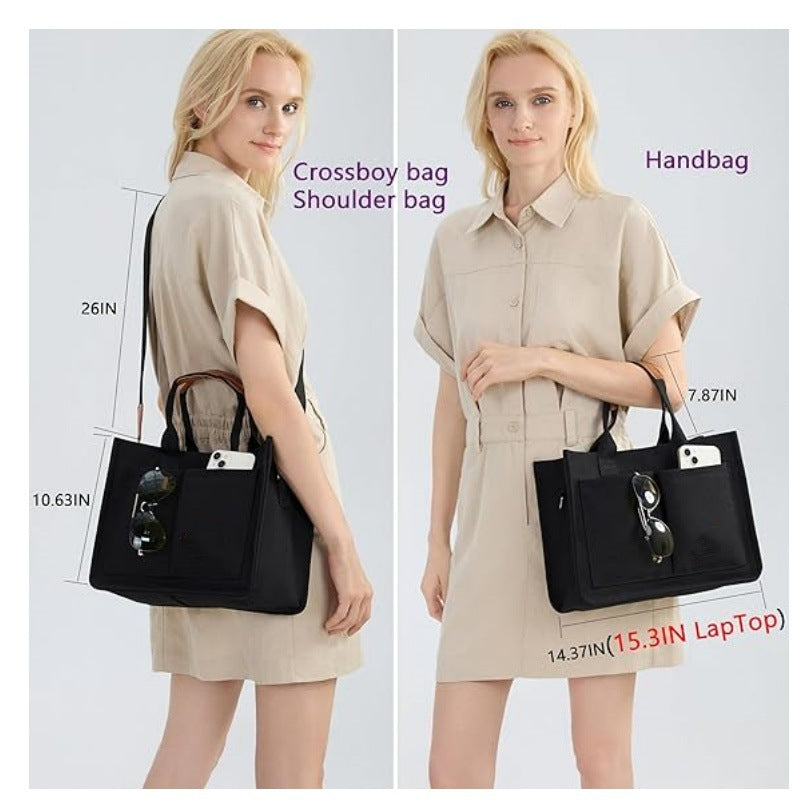 Elegante Tragetasche mit Praktischen Fächern Brehn
