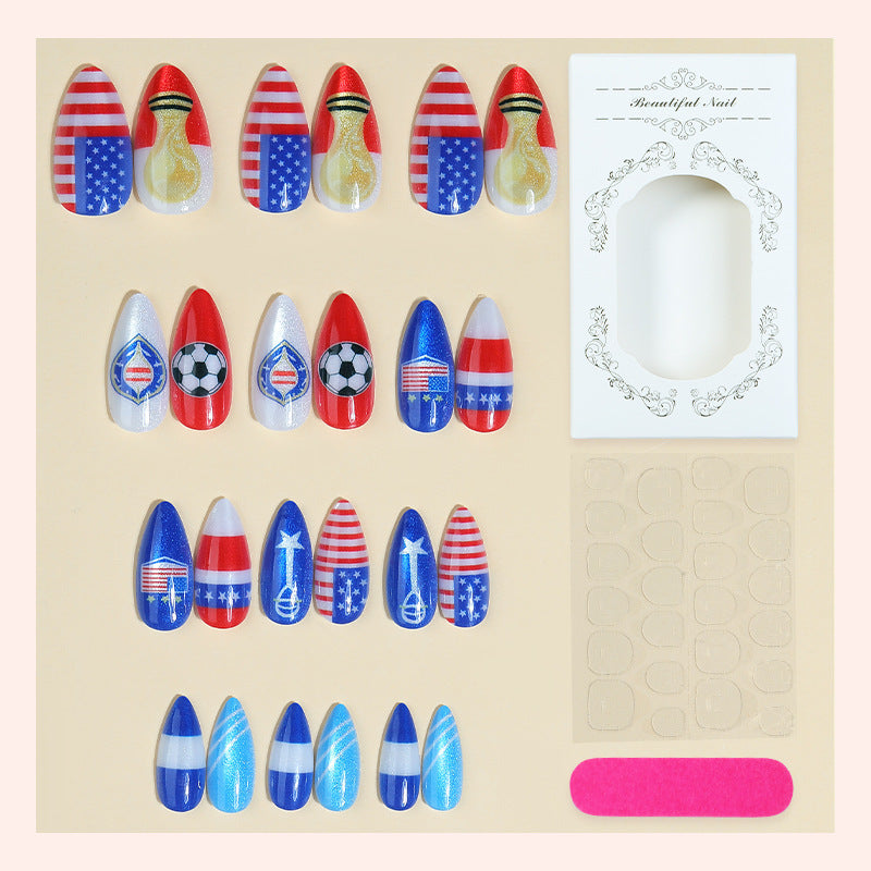 Kreatives Kunstnagelset mit sportlichen und festlichen Motiven Brehn