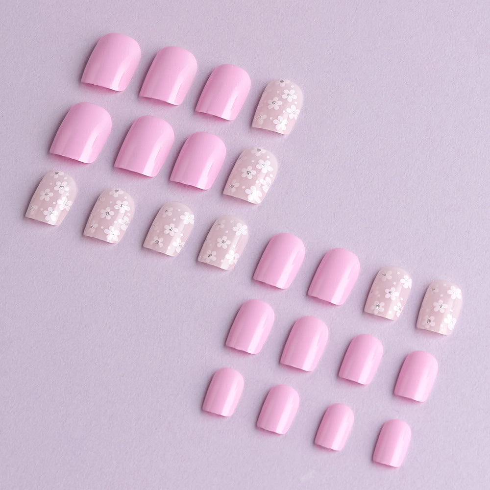 Floral Themen Press-On Nagelkunst Set Brehn