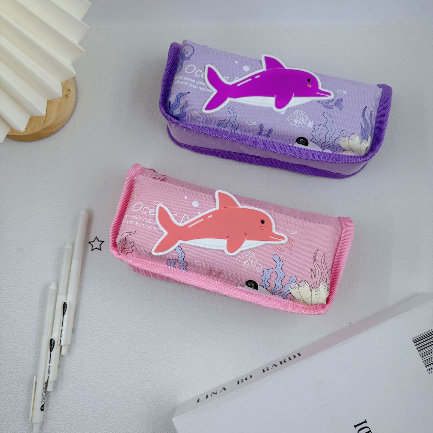 Süßes Delfin-Design Federmäppchen Brehn