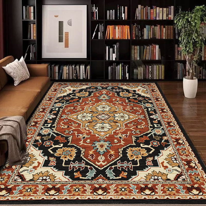 Vintage-inspirierter geometrischer Teppich