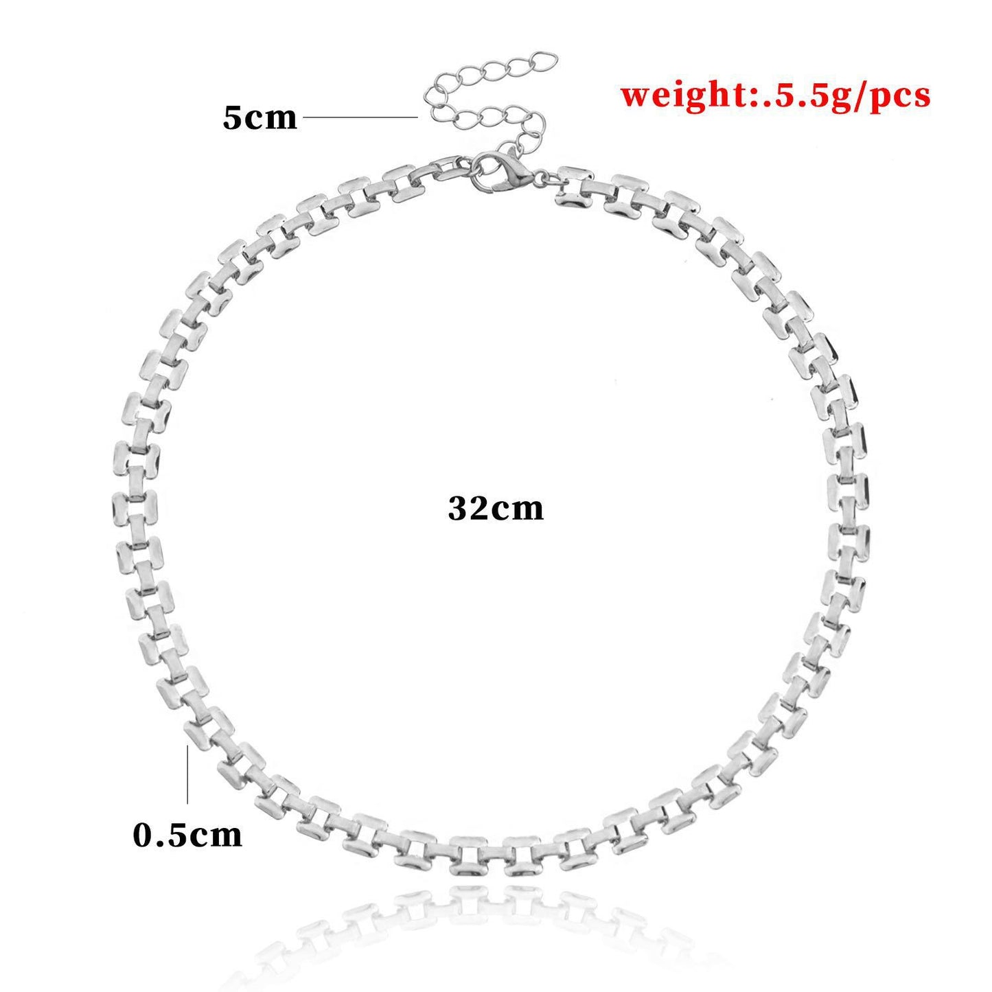 Elegante Gliederkettenarmband Brehn