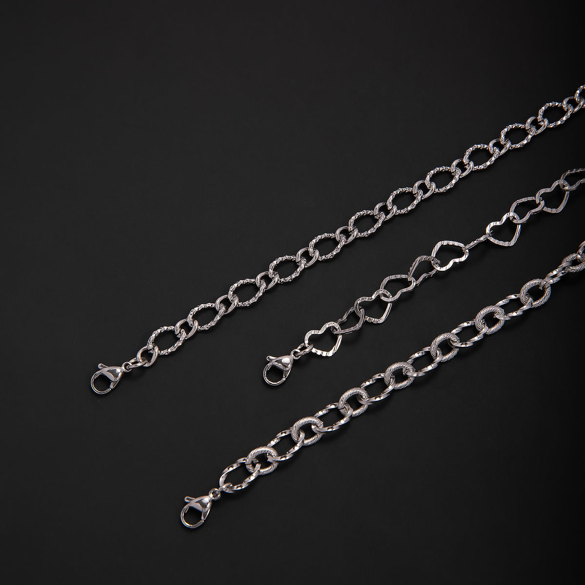 Vernetztes Metall-Gliederarmband Brehn