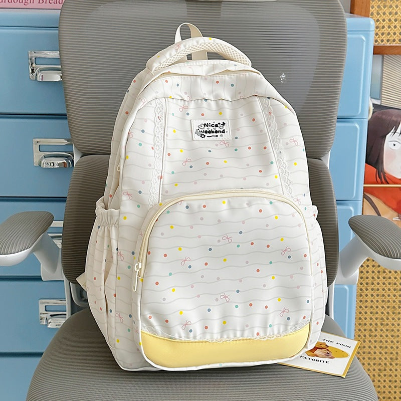 Niedlicher bedruckter Schulrucksack
