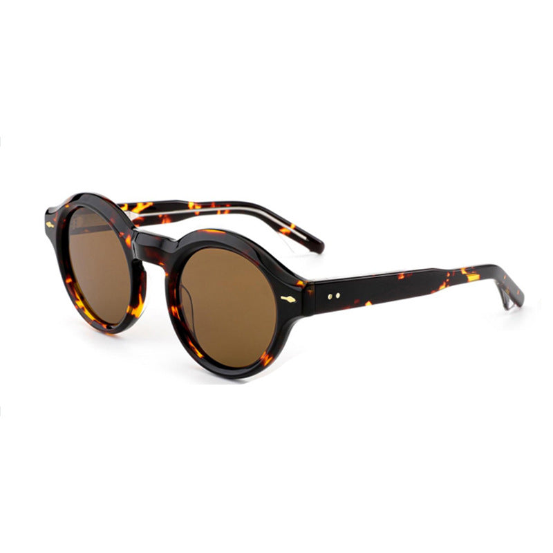 Damen Sonnenbrille im eleganten Retro-Design mit robustem Rahmen Brehn