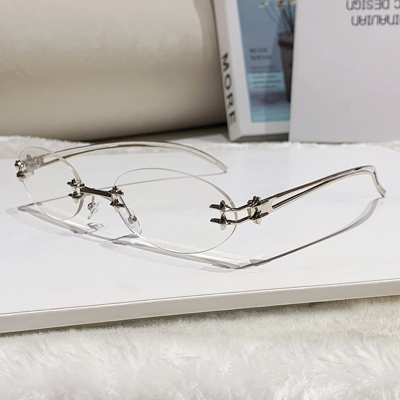Damen elegante Metall-Brille mit filigranem Design Brehn