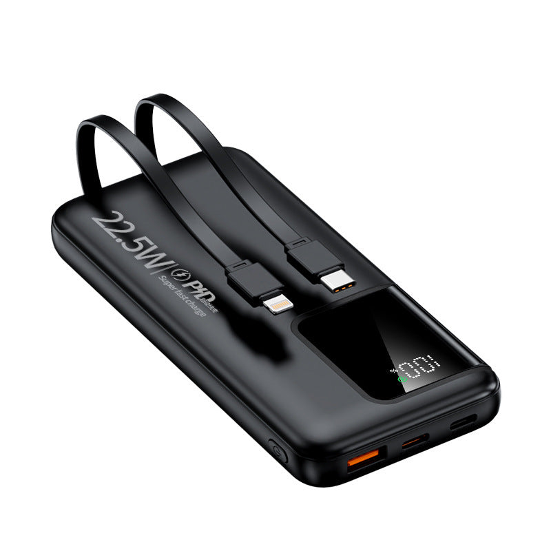 Powerbank mit dualen Schnellladeanschlüssen und digitaler Kapazitätsanzeige Brehn