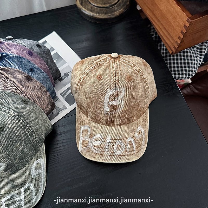Damen Zerrissene Denim Verstellbare Baseballmütze Brehn