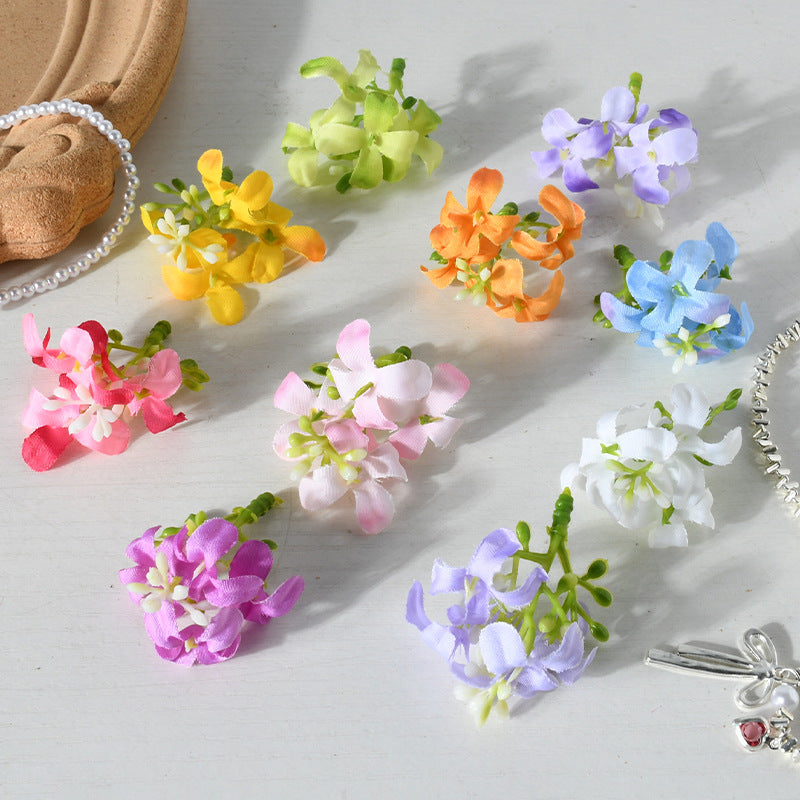 Florale Haarklammer