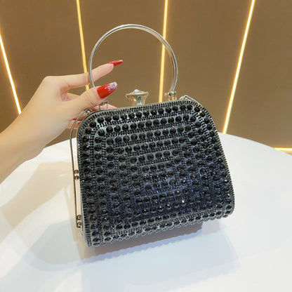 Elegante Handheld Strass Abendtasche
