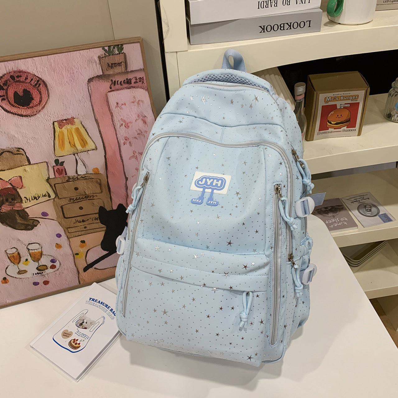 Sternen-Print Mode Schulrucksack Brehn